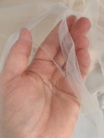 najmekši i najprozračniji bež til za svadbeni veo ili laganu haljinu