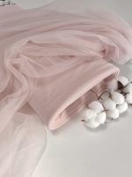 najmekši i najprozračniji til u boji puder roze za svadbeni veo ili laganu haljinu