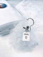 najjeftiniji beli til sa sjajem za dekoraciju i jednostavne haljine