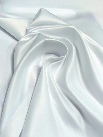 najjeftiniji beli mat čvrst saten za haljine suknje i dekoraciju