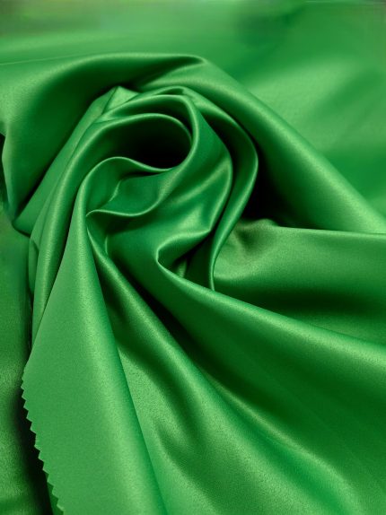 najjeftiniji mat čvrst saten u boji beneton zelena za haljine i dekoraciju