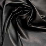 najjeftiniji mat čvrst saten u boji crna za haljine i dekoraciju