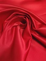 najjeftiniji mat čvrst saten u boji crvena za haljine i dekoraciju