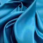 najjeftiniji mat čvrst saten u boji petrolej za haljine i dekoraciju