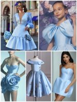 AMERIČKI SATEN MAT boja PLAVA #64 - Слика 9