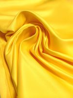 najjeftiniji mat čvrst saten u boji žuta za haljine i dekoraciju