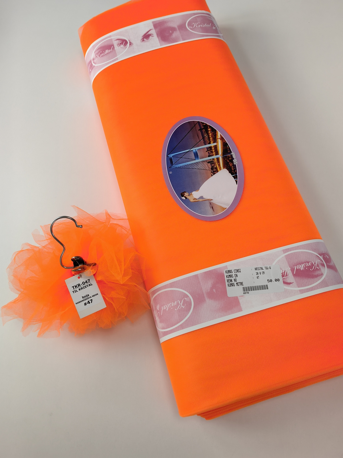 TIL KRISTAL boja NARANDŽASTA NEON #47 TIL KRISTAL boja NARANDŽASTA NEON #47