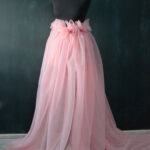 til najvišeg kvaliteta u boji prljavo roze sa sitnom mrežicom za haljine i suknje