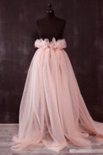 til najvišeg kvaliteta u boji puder sa sitnom mrežicom za haljine i suknje