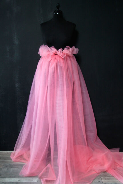 til najvišeg kvaliteta u boji roze sa sitnom mrežicom za haljine i suknje