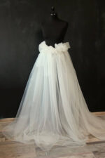 til najvišeg kvaliteta u boji slonovača sa sitnom mrežicom za haljine i suknje