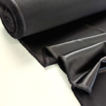 američki saten sa likrom boja crna