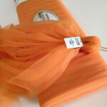 meki til u boji narandžasta za odeću i dekoraciju