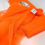 meki til u boji narandžasta neon za odeću i dekoraciju