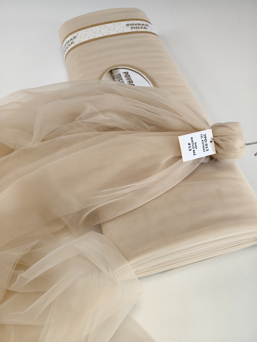 til-poyraz-boja-svetlo-bez-1 meki til u boji svetlo bež za odeću i dekoraciju