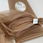 meki til u boji tamno bež za odeću i dekoraciju